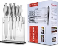 Premium Class Stainless-steel12 Knife Set With Stand Kitchen Knives Cutlery on sale Premium Class Stainless-steel12 Knife Set With Stand Kitchen Knives Cutlery on sale