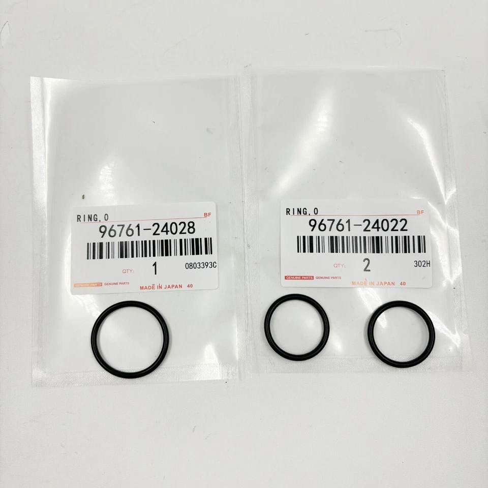 For TOYOTA 93-98 Supra LEXUS GS300 IS300 Engine Coolant Pipe O-Ring Set of 3 Foto 2 de 4