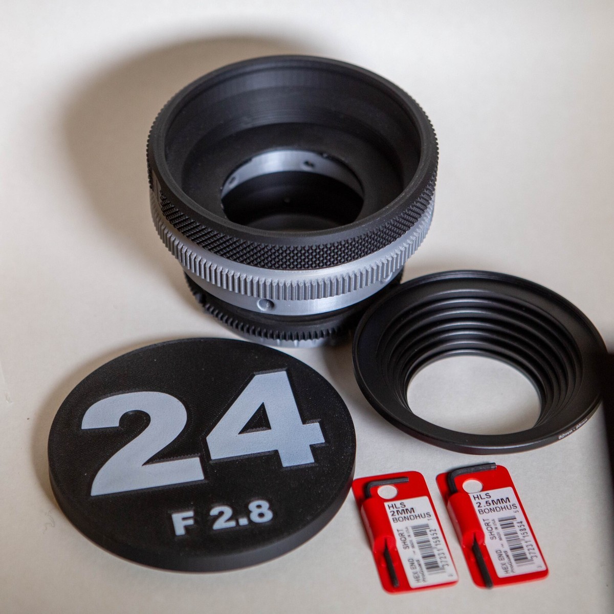 Canon FD 24mm f/2.8 SSC Cine mod - Cine Housing - Rehousing Canon FD 24mm f/2.8 SSC Cine mod - Cine Housing - Rehousing