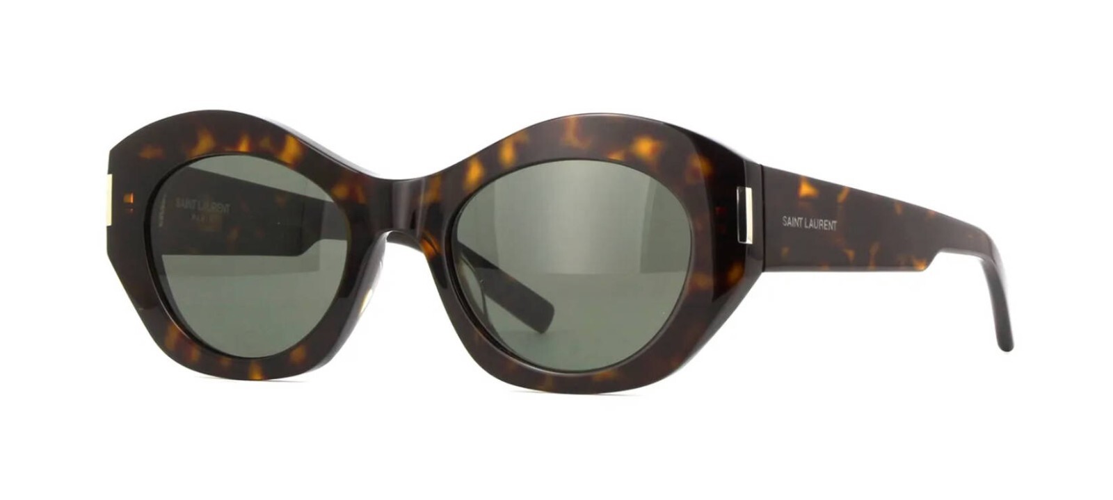 Saint Laurent SL 639 Occhiali da sole Havana Grigio Verde (002)