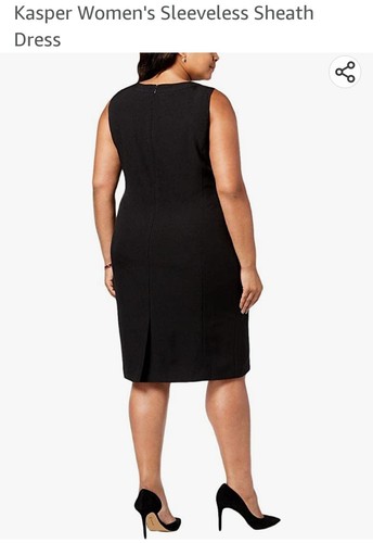 NWT's KASPER Sleeveless Classic Sheath Dress Color -Indigo Sz 16 Fully Lined - Picture 2 of 8