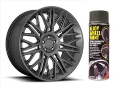 suits LEXUS Alloy Wheel Restoration Spray Paint SATIN GREY 400ml (GY1)