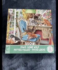 Ceaco Jigsaw Puzzle PAWS GONE WILD Playful Cats in Kitchen Kittens 550 24  X 18  