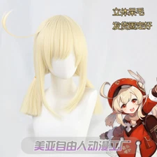 Genshin Impact Klee Anime Cosplay party wig