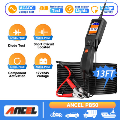 ANCEL Power Scan PB50 Circuit Tester Electrical Power Probe 12V/24V Diagnostic