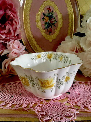 Wileman Foley Pre Shelley gelbe Chrysantheme Empire Form Schräge Marmelade Zuckerdose