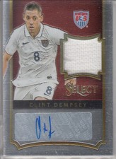 2015-16 Panini Select Soccer Clint Dempsey SP Jersey Auto/149 USA AUTOGRAPH