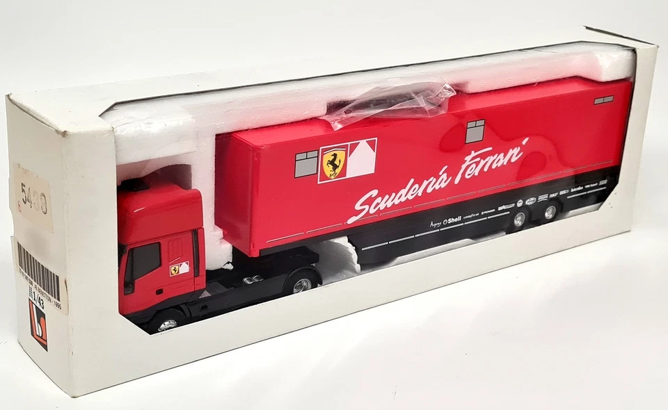 Camión modelo Louis Surber 1/43 Iveco Scuderia Ferrari GP F1 Team Transporter Foto 2 de 4