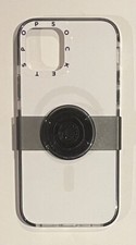 PopSockets PopCase PopGrip Series Phone Case For iPhone 12 iPhone 12 Pro White