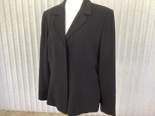 Liz Claiborne Collection Black Fully Lined Blazer Jacket Size 10