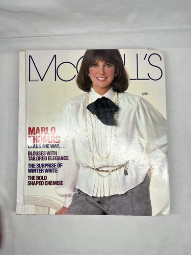 Vtg 1983 McCall’s Counter Store Catalog Sewing Large Marlo Thomas Brook Shields