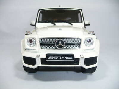 MERCEDES-BENZ G65 AMG W463 DIAMOND WHITE 1:18 GT-SPIRIT DEALER ULTRA RARE