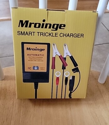Mroinge Fully Automatic Trickle Charger and Maintainer 12V 1A Smart Battery NIB