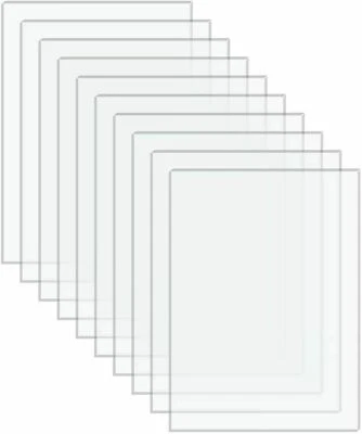 PHOTOFRAMEHOUSE Clear Perspex Acrylic Sheet Panel Laser Plastic Extrude Material Square Sizes