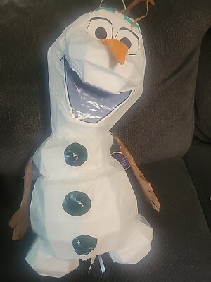 Disney Olaf 3D Pinata New With Tags, Ding And Dent....