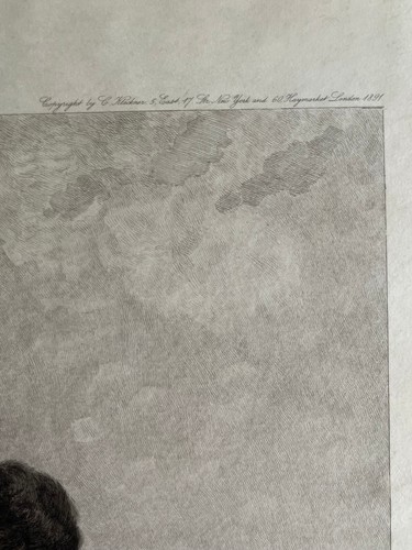 The End of the Story EMILY HART Gravure VICTOR LOUIS FOCILLON 65x48cm 1891 - Picture 5 of 6