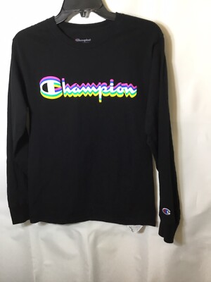 Graphic Tshirt Champion Long Sleeve Tee Shirts Champion Men's