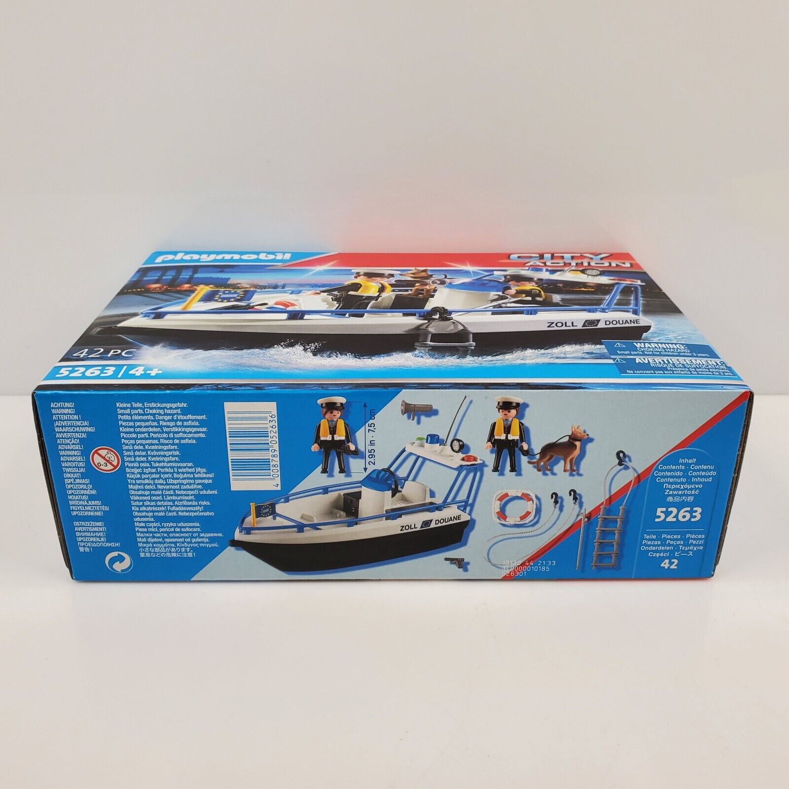 Klappe jage Mobilisere Playmobil 5263 City Action Harbor Patrol Police Boat | eBay