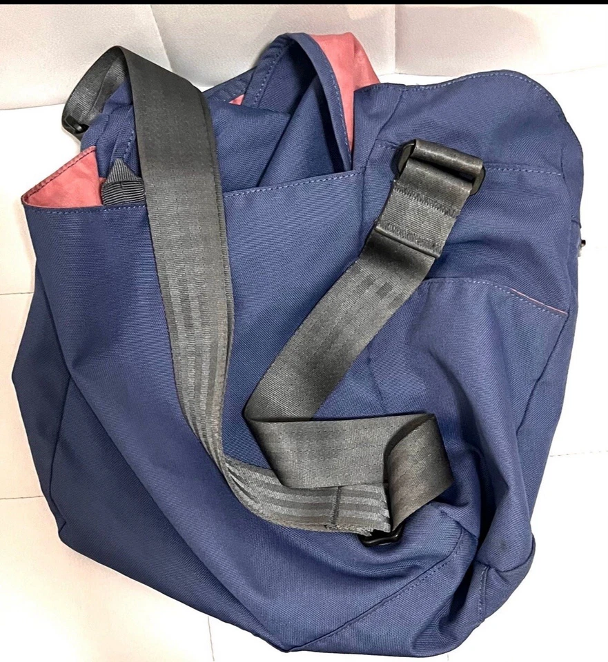 Columbia Bandolera Azul Cartera Bolso de Hombro Mensajero Laptop Documento Viaje Foto 4 de 4