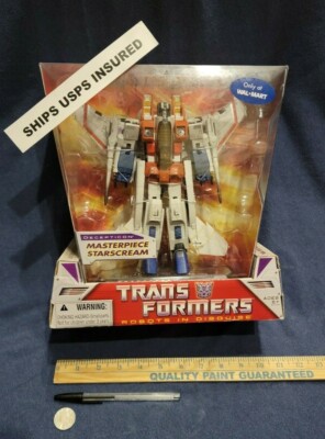 INSURED! Masterpiece Starscream G1 Transformers Classic Hasbro Walmart  Exclusive 653569275510|