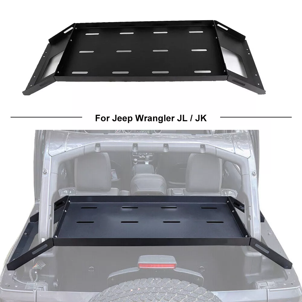 For Jeep Wrangler Rear Cargo Rack Luggage Storage Carrier Trunk