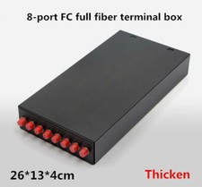 8-port FC thickened fiber optic terminal box Full match with pigtail flange