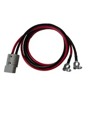 Marine Battery Cable Assembly GRAY Anderson SB175 4 AWG Lugs or Terminal
