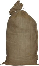 HESSIAN SAND BAGS SACKS ideal for Flood Defence Protection Size: 33cm x 76cm