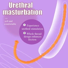 Silicone Sound Trainer Penis Plug Urethral Stretcher Dilator Enhancer BDSM Male