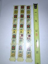 ORIGINAL TIN REEL STRIPS FOR TRADE STIMULATOR ANTIQUE SLOT MACHINE STRIPS  #2