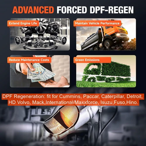 ANCEL HD3400PRO Schwerlast LKW Scanner DPF Regen Diesel Codeleser Diagnose - Bild 3 von 14