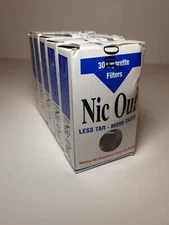 NIC-OUT 5 PACK Cigarette Filters TOTAL 150 filters - Less Tar More Taste