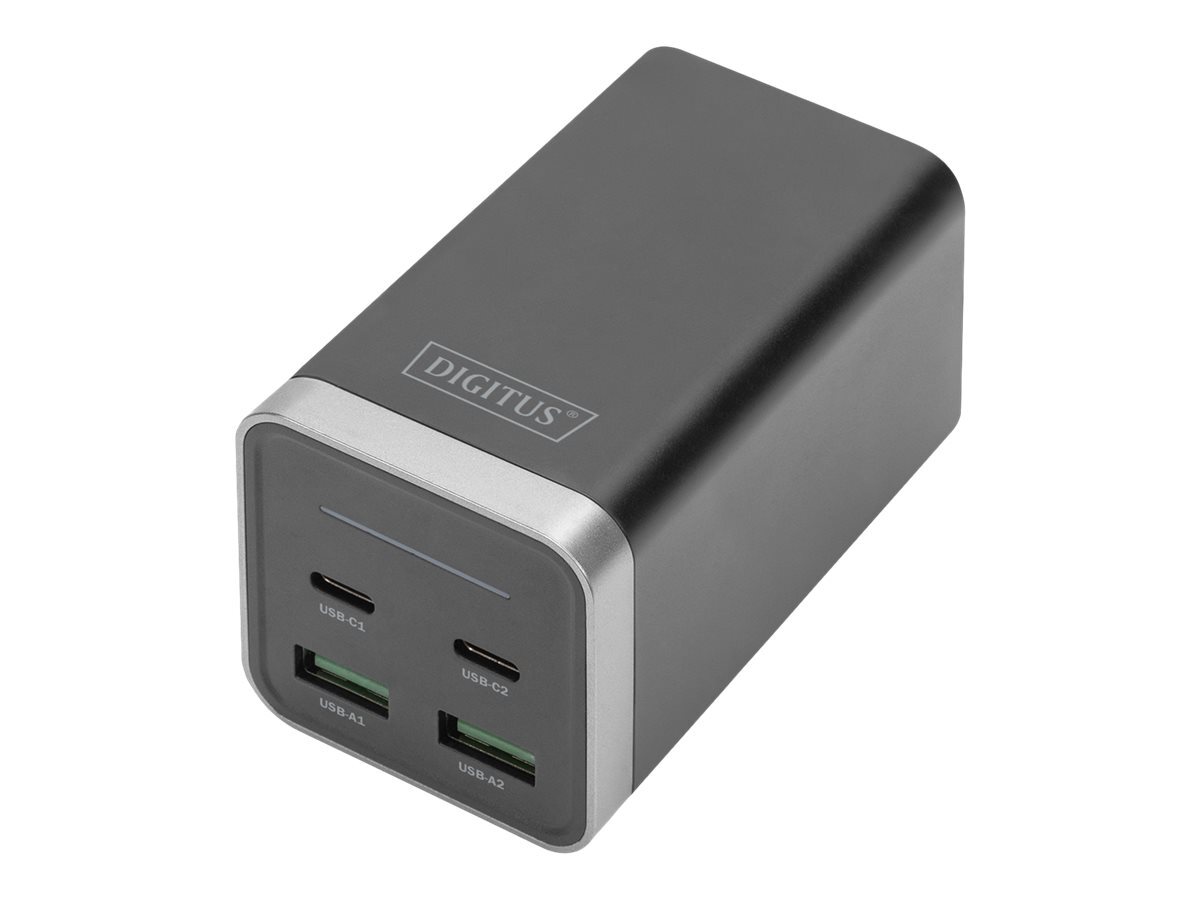 Digitus Power adapter GaN,universal 65 Watt 3.25 A PD 3.0 4 output DA-10180