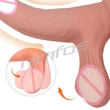 Huge Testicular Swing Realistic Dildo Sex Toys for Women Big Dick Masturbation