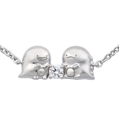 Sumikko Gurashi Real Tokage Lizard & Tokage Lizard Bracelet Silver San-X Japan