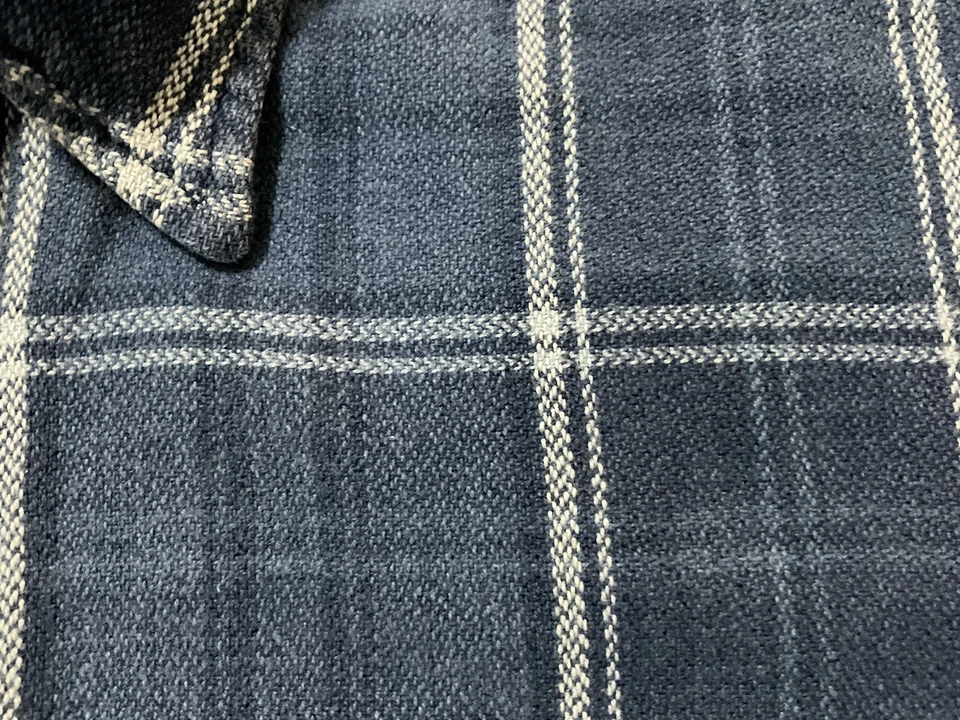 Camisa Polo Ralph Lauren Franela Niños Mediana Azul A Cuadros Manga Larga Foto 3 de 4