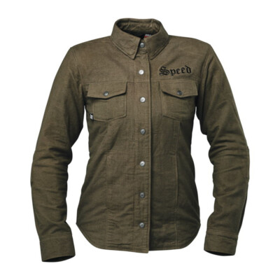 Speed and Strength Brat Brown Armored Flannel Shirt Women's Sizes SM & MD