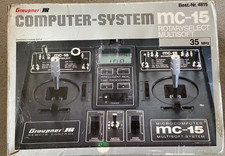 GRAUPNER MC-15 MICRO COMPUTER MULTISOFT SYSTEM NR.4815 35MHZ UNKNOWN IF WORKING