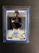 CJ Abrams Auto 2020 Blue /150 Bowman Mega Box Chrome Mojo Autograph #BMA-CJA