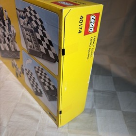 LEGO 40174 Iconic Chess & Checkers 2 in 1 Building Set Retired New Sealed
