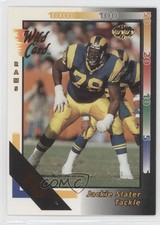 1992 Wild Card 50 Stripe Jackie Slater #3 HOF g2x