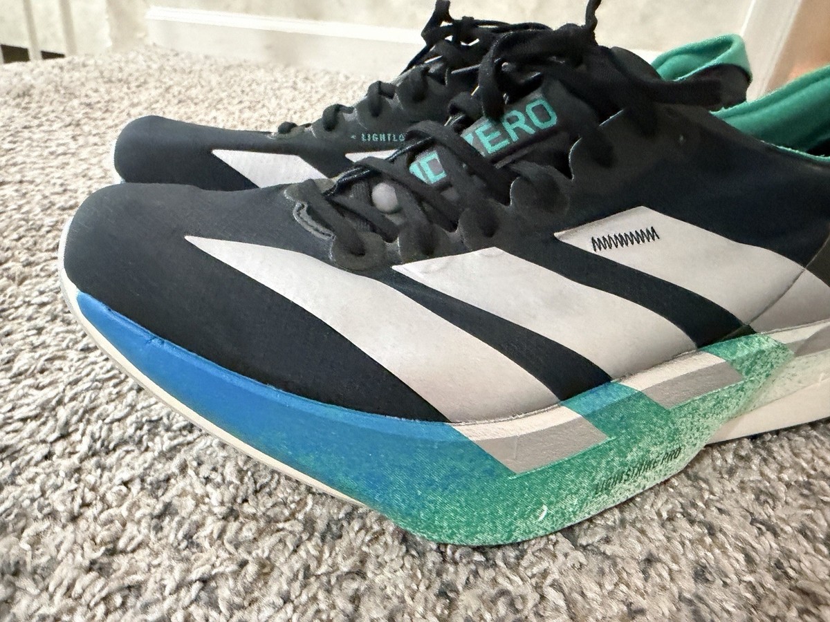 adidas Adizero Adios Pro 4 Berlin. New Mens Size 12.5 Black Silver