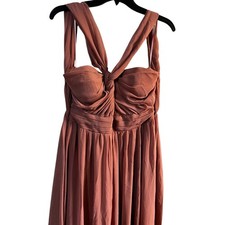 Birdy Grey Woman  s Chiffon Bridgerton Blush Convertible Dress Prom Fairy Size S