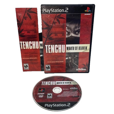 Tenchu Wrath of Heaven   PS2   Black Label   Complete   Good
