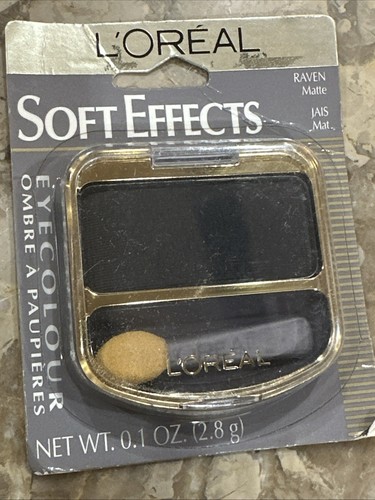 L'oreal Soft Effects Eye Color Shadow - Raven Matte - 0.08 oz HTF Shade - Picture 1 of 3