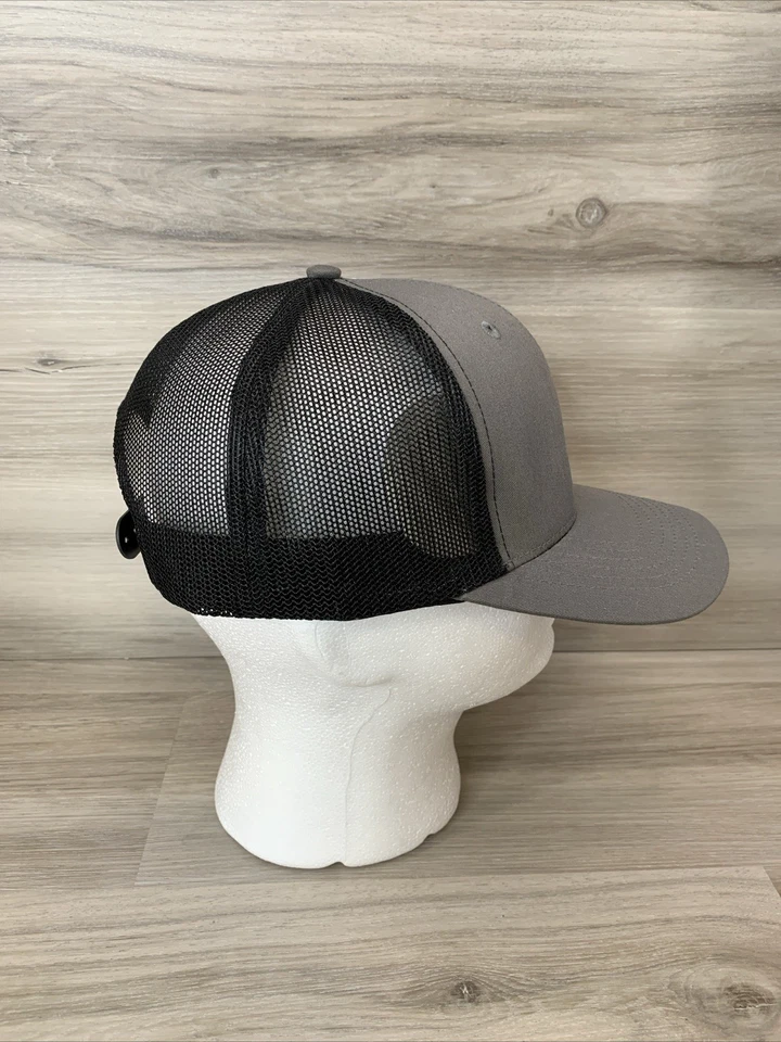 Rapala Crush City  Mesh SnapBack Hat Cap NEW SMALL PATCH FISHING LURES GRAY - Image 3 of 4