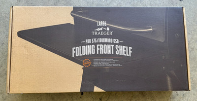 Traeger Pro 22 / 575 / Ironwood 650 Pellet Grill Folding Front Shelf BAC362