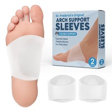 Arch Support Gel Sleeves - 2 ct - Relief for Plantar Fasciitis  Flat Feet - ...