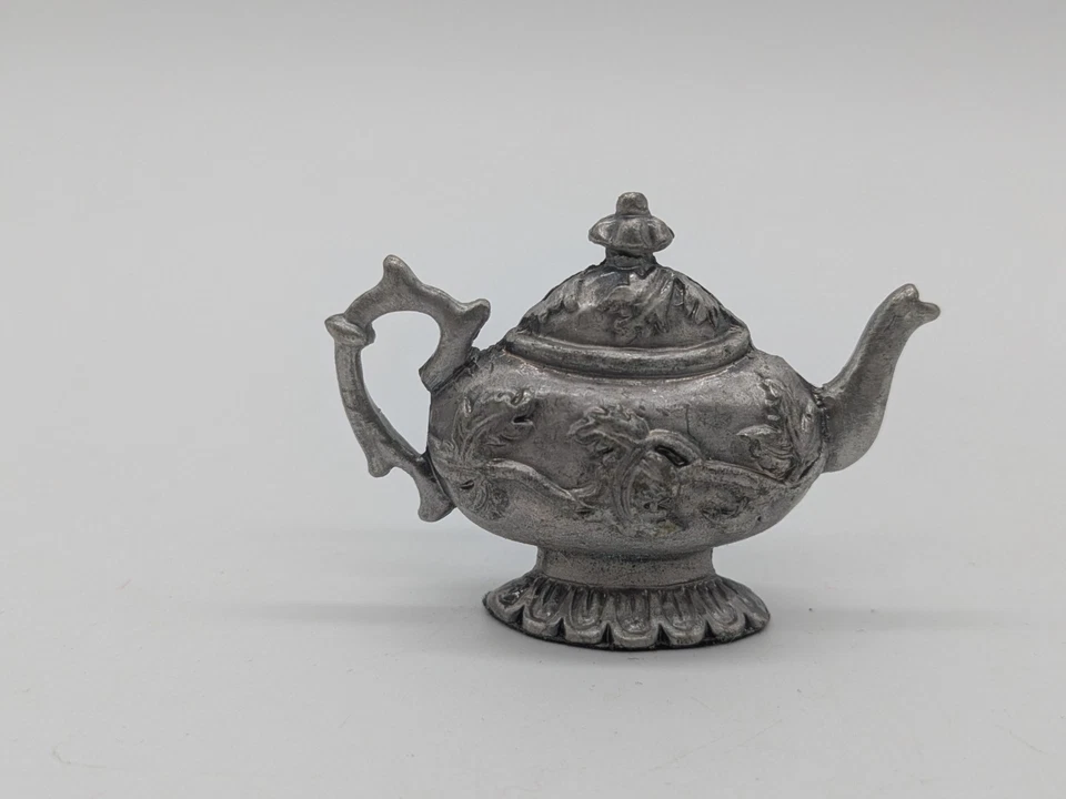 Juego de 6 tarjeteros fotográficos nombre lugar tetera peltre vintage Foto 2 de 4