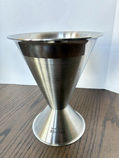 ALL CLAD Stainless Steel Double Sided Conical Measuring Cup Barware Jigger